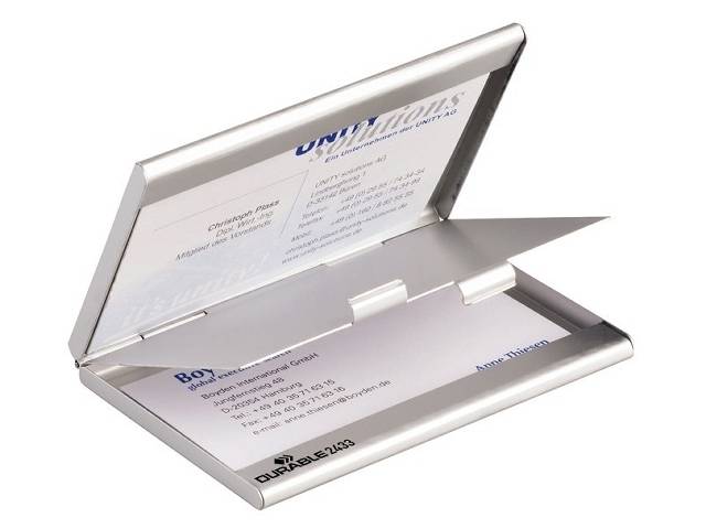 Visitenkartenetui BUSINESS CARD BOX DUO