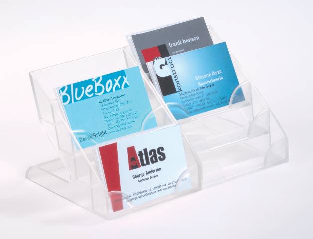 Visitenkartenaufsteller BUSINESS CARD DISPLAY BOX