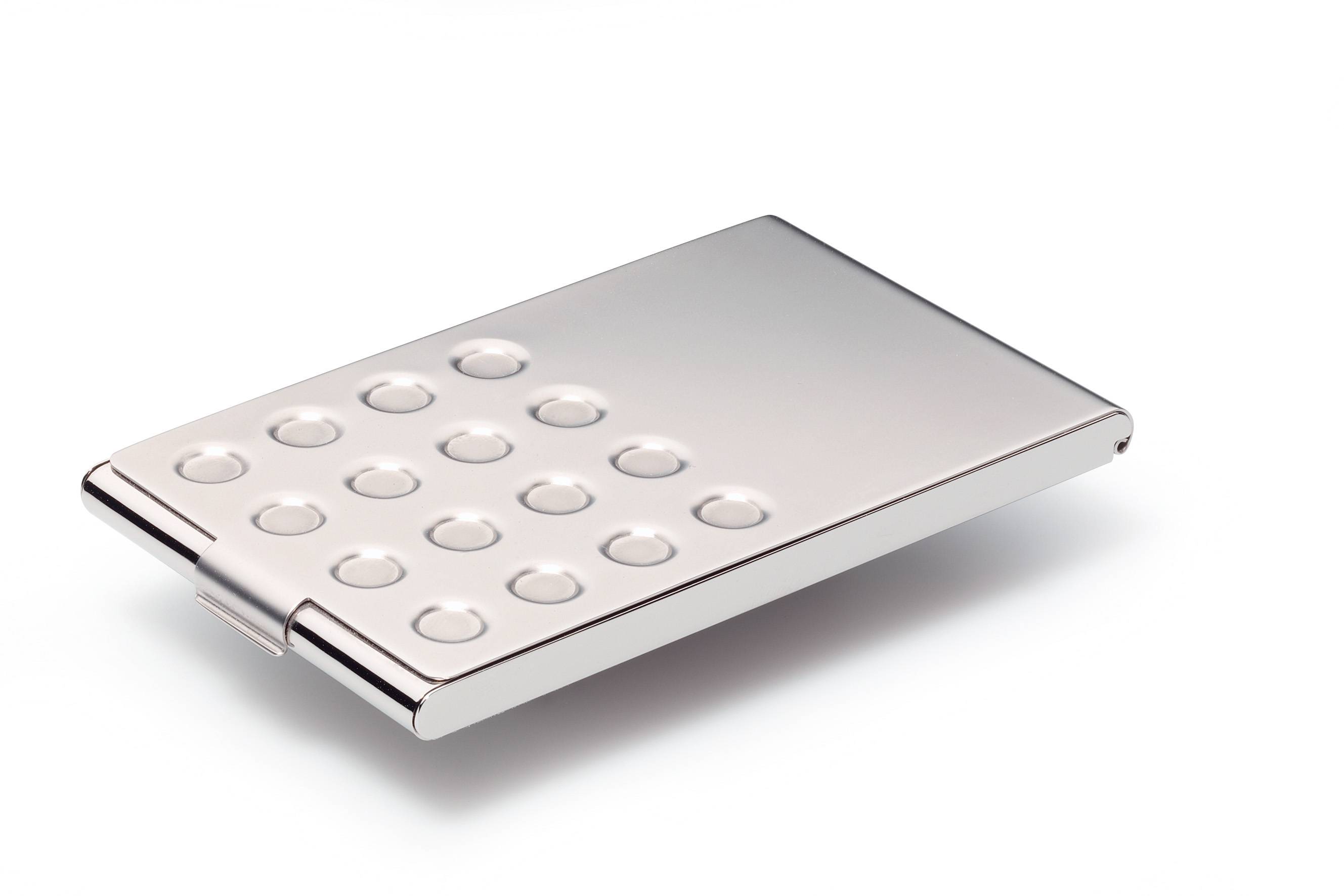 Visitenkartenbox BUSINESS CARD BOX CHROME