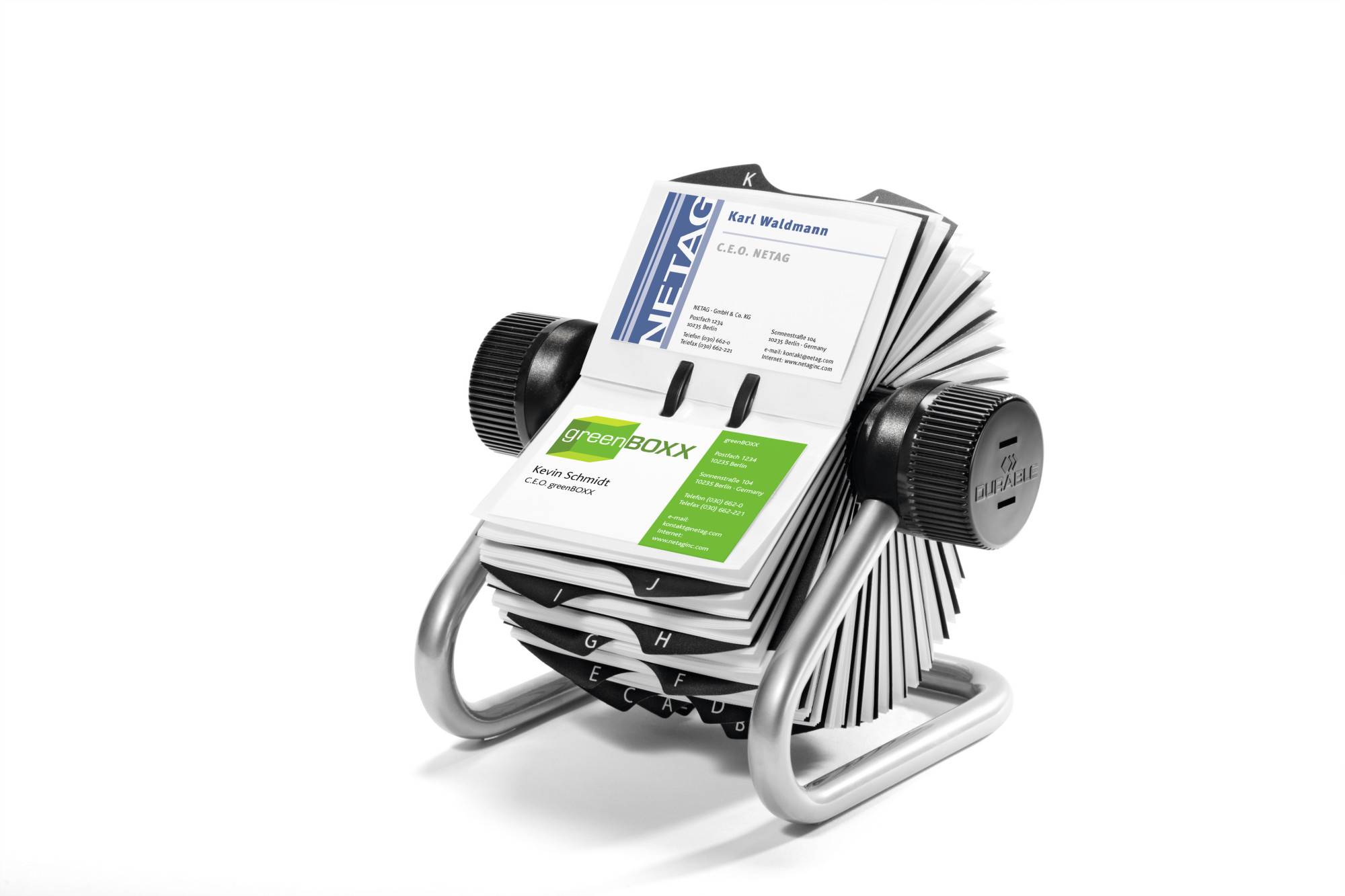 DURABLE VISIFIX - Rotationskartei - 200 Fächer