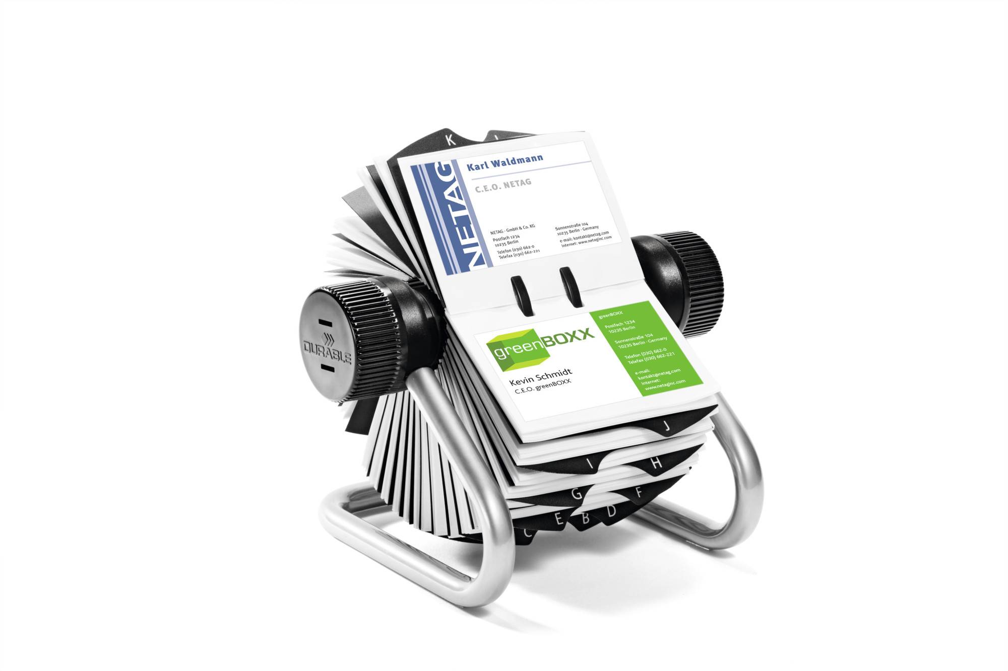 DURABLE VISIFIX - Rotationskartei - 200 Fächer