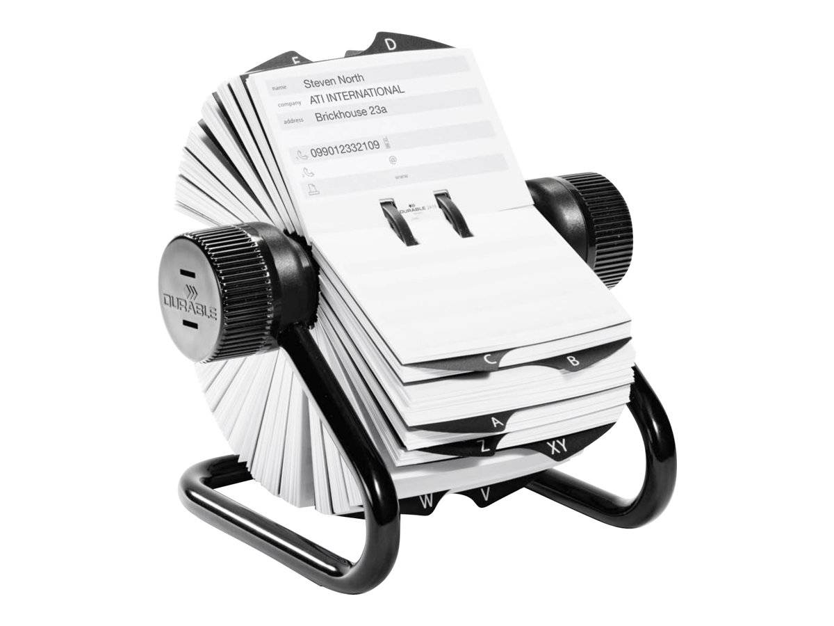 DURABLE TELINDEX - Rotationskartei - 25 Teile