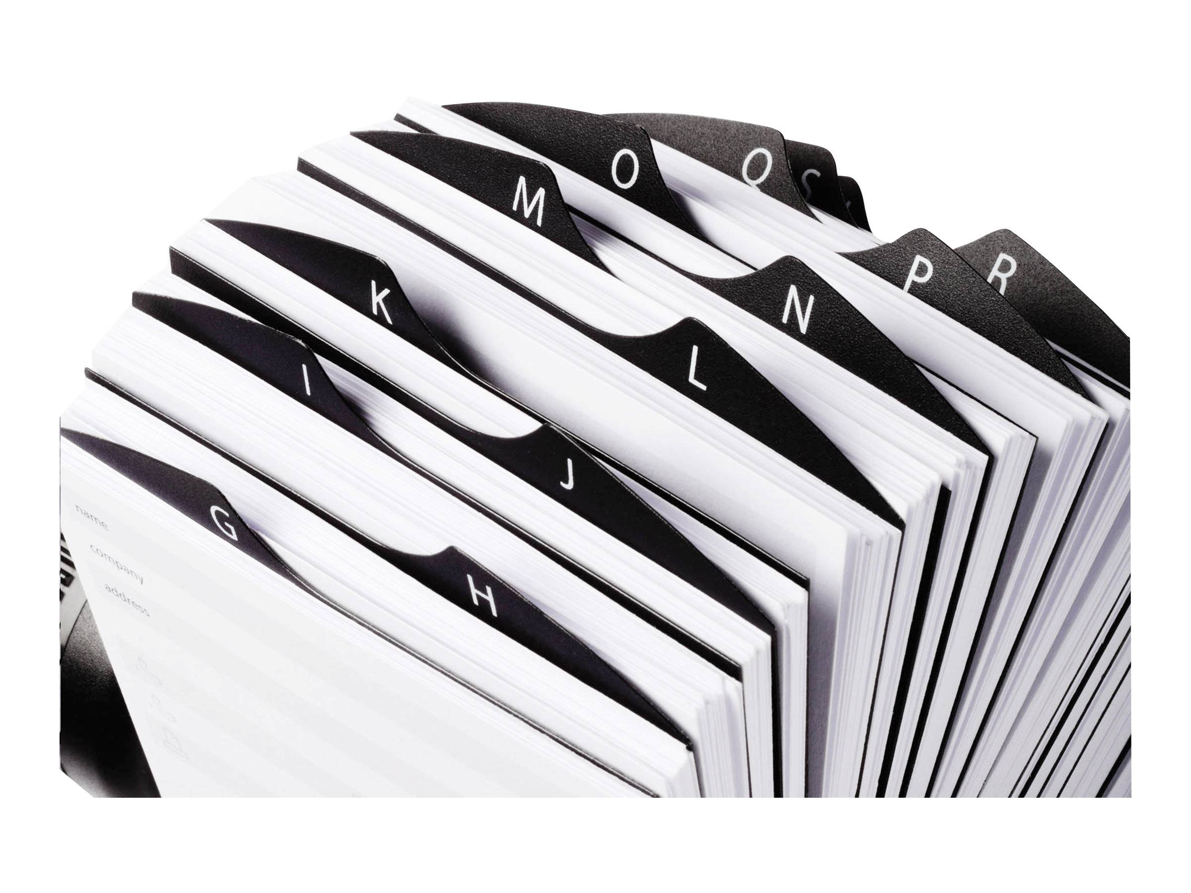 DURABLE TELINDEX - Rotationskartei - 25 Teile