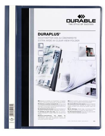 DURABLE DURAPLUS - Schnellhefter - für A4 - dunkelblau