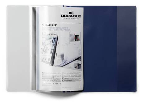 DURABLE DURAPLUS - Schnellhefter - für A4 - dunkelblau