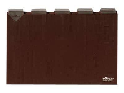 DURABLE - Trennelement - 25 (5 x 5) Teile - mit Register