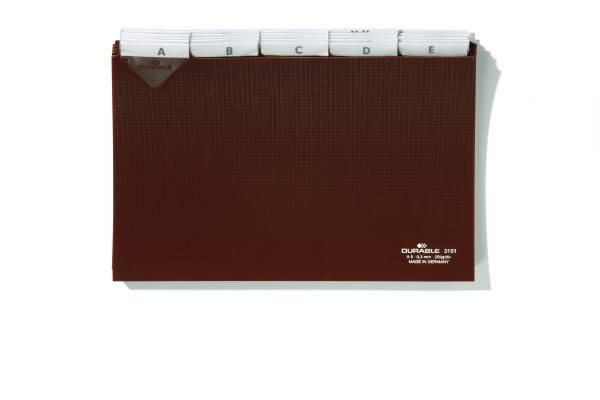 DURABLE - Trennelement - 25 (5 x 5) Teile - braun