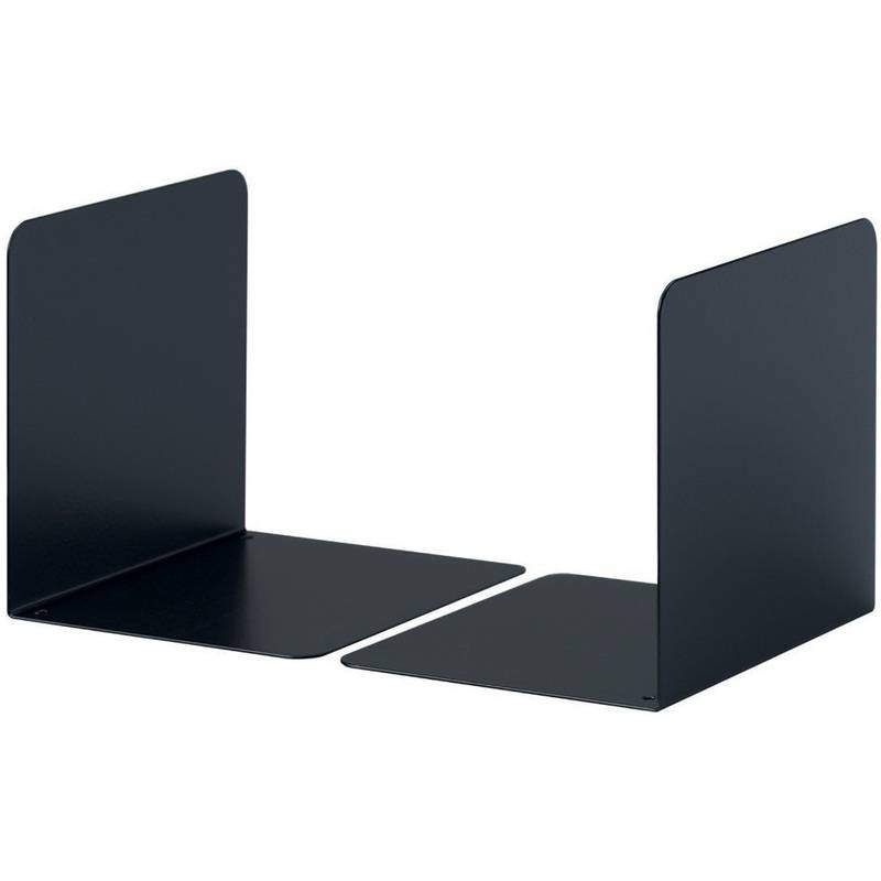 DURABLE Buchstütze S, aus Stahl, schwarz, 2er-Pack