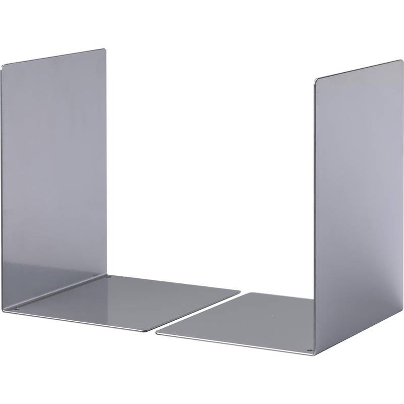DURABLE Buchstütze L, aus Stahl, metallic silber