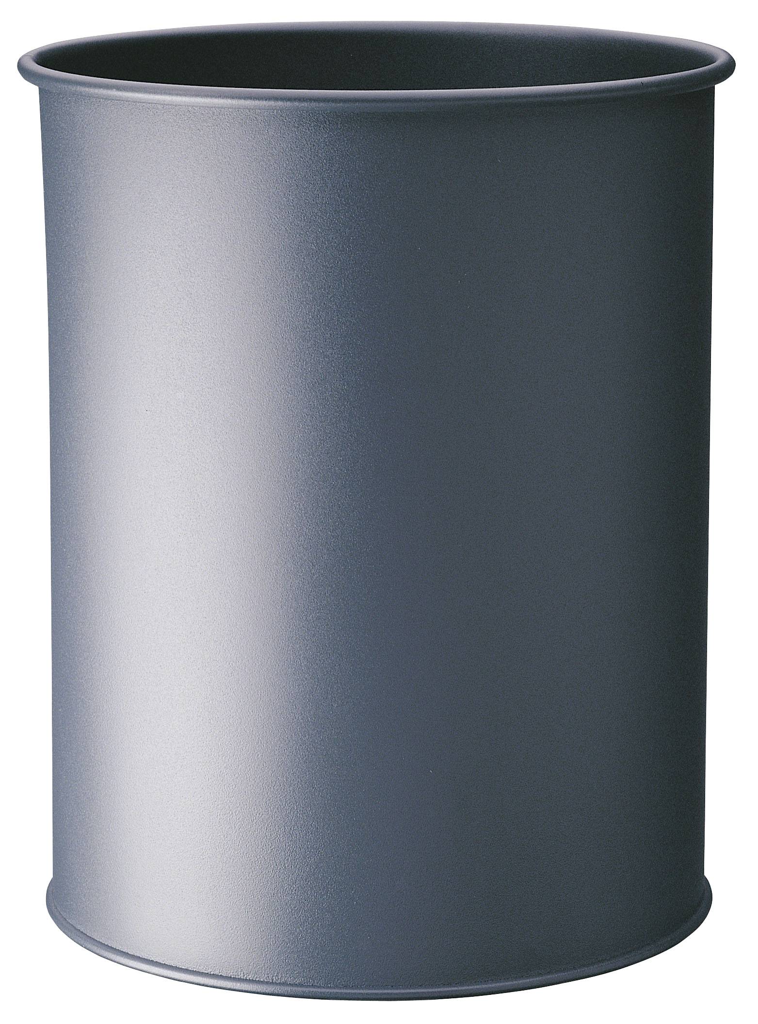 DURABLE - Papierkorb - rund - 15 L - Stahl