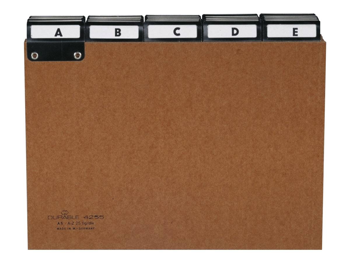 DURABLE - Trennelement - 25 (5 x 5) Teile - vorgedruckt: A-Z