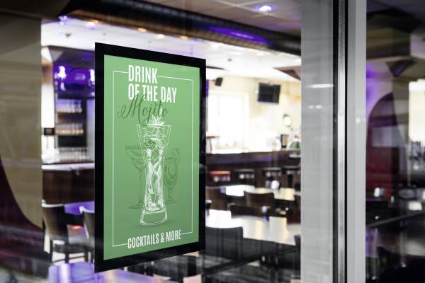 Durable 484101, A4, Schwarz, Matte, 236 mm, 323 mm, 2 Stück(e)