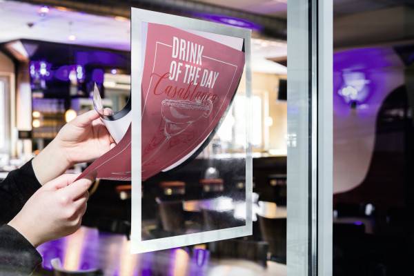 Durable DURAFRAME Sun A4, Schilderhalter, A4, Silber, Horizontal/Vertical, 236 mm, 323 mm