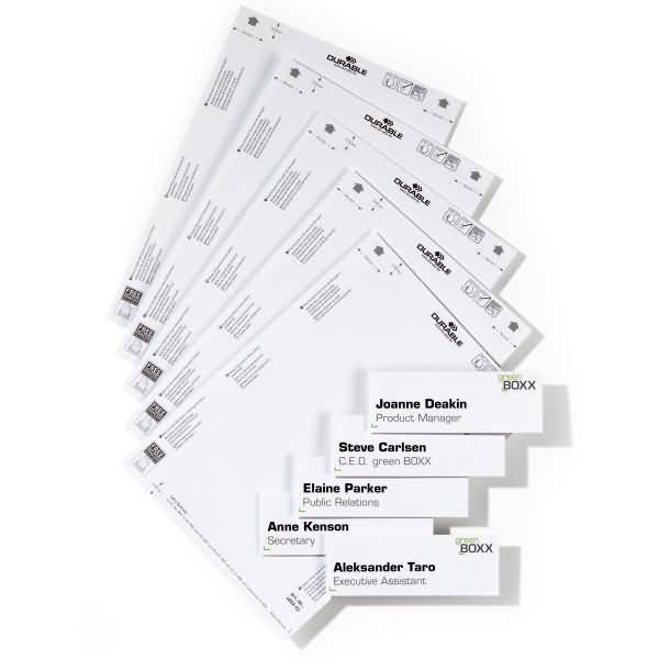 Einsteckschild für Türschild Info Sign 149x52,5mm VE=50 Schilder