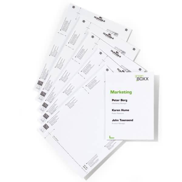 Einsteckschild für Türschild Info Sign 149x210,5mm VE=10 Schilder