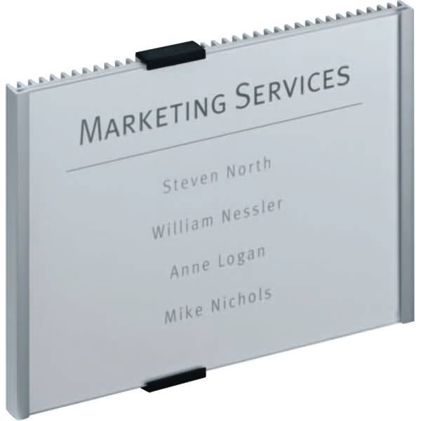 Einsteckschild für Türschild Info Sign 210x148,5mm weiß VE=20 Schilder