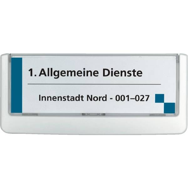 Türschild BxH 149x52,5mm weiß