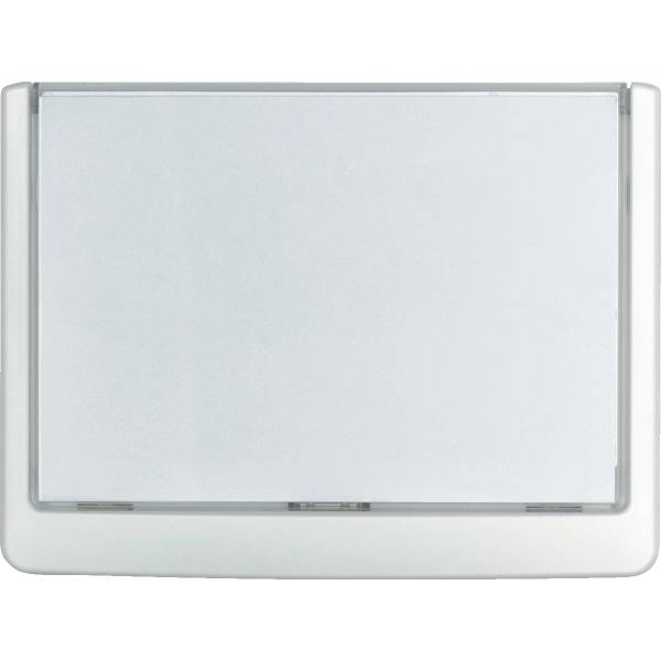 Türschild BxH 149x105,5mm weiß