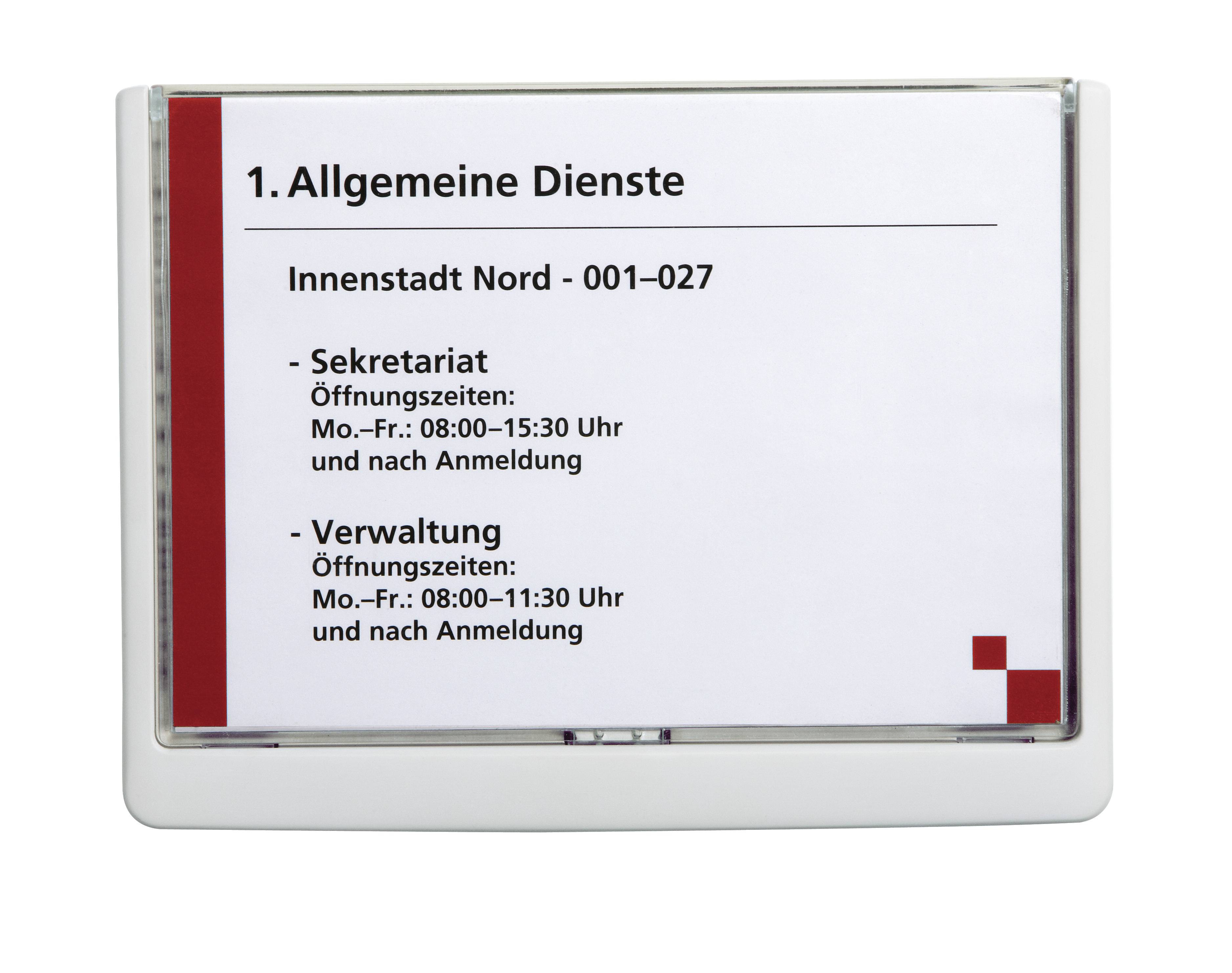 Türschild CLICK SIGN A5