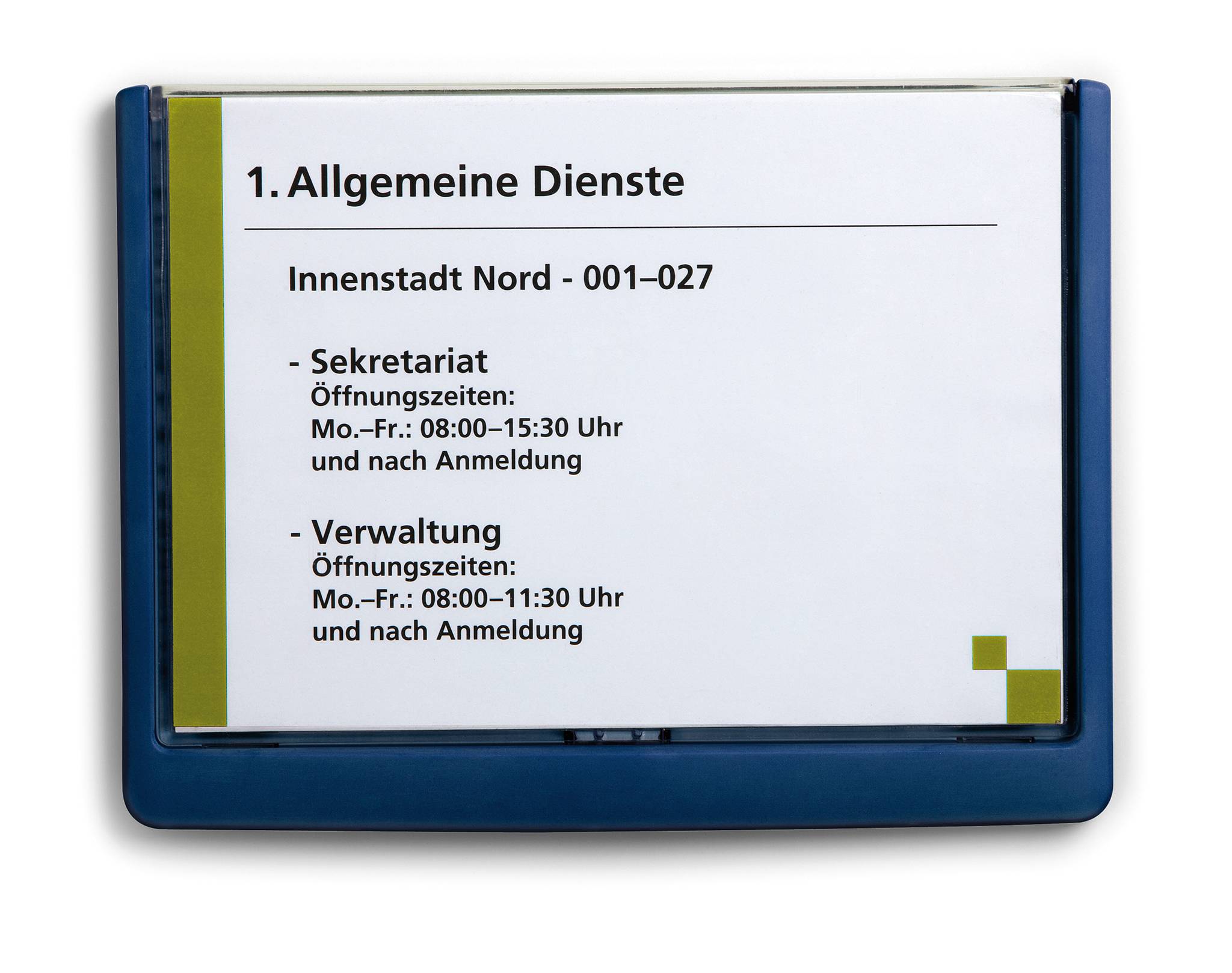 Türschild CLICK SIGN A5