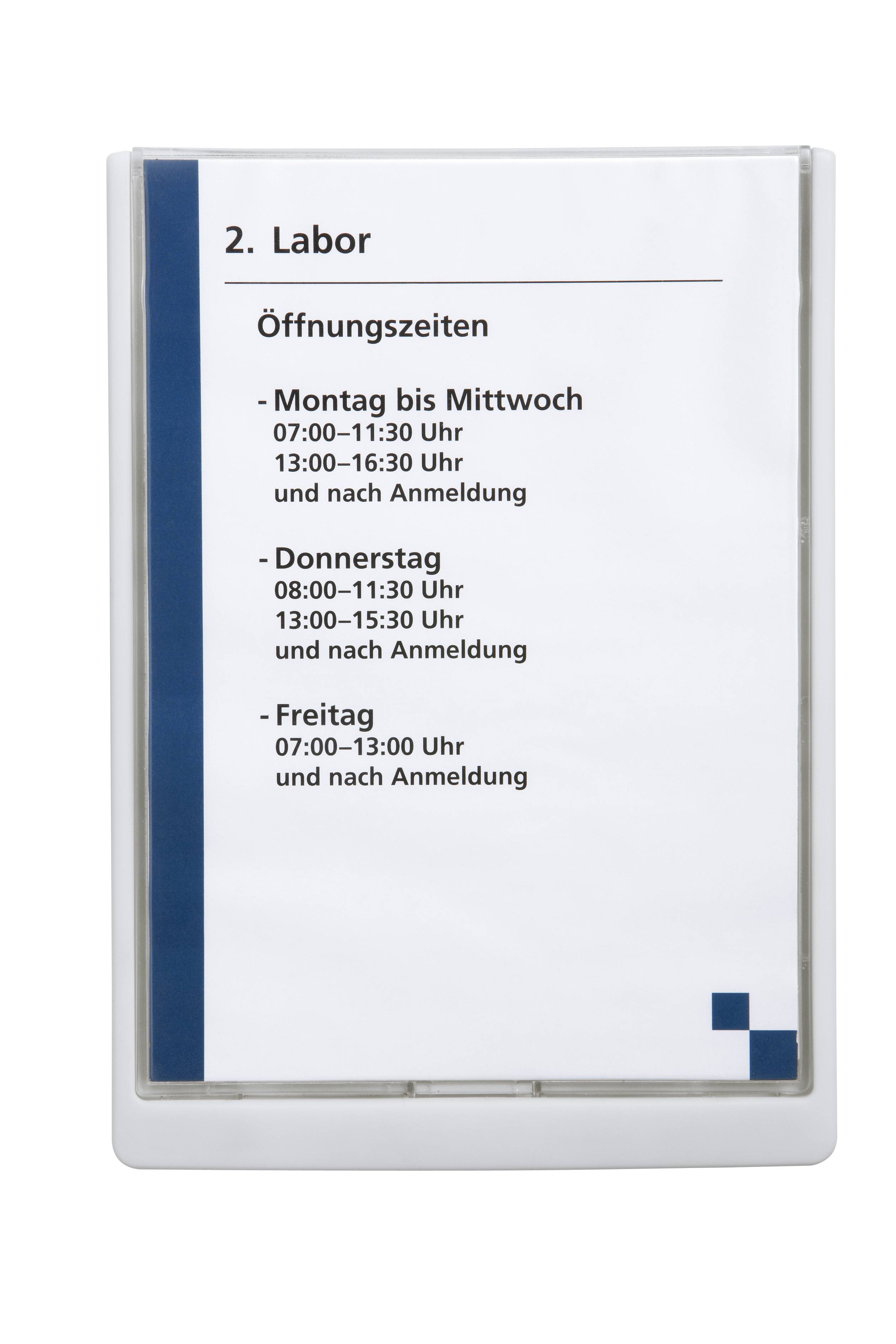 DURABLE CLICK SIGN - Schildhalterung - Türbefestigung