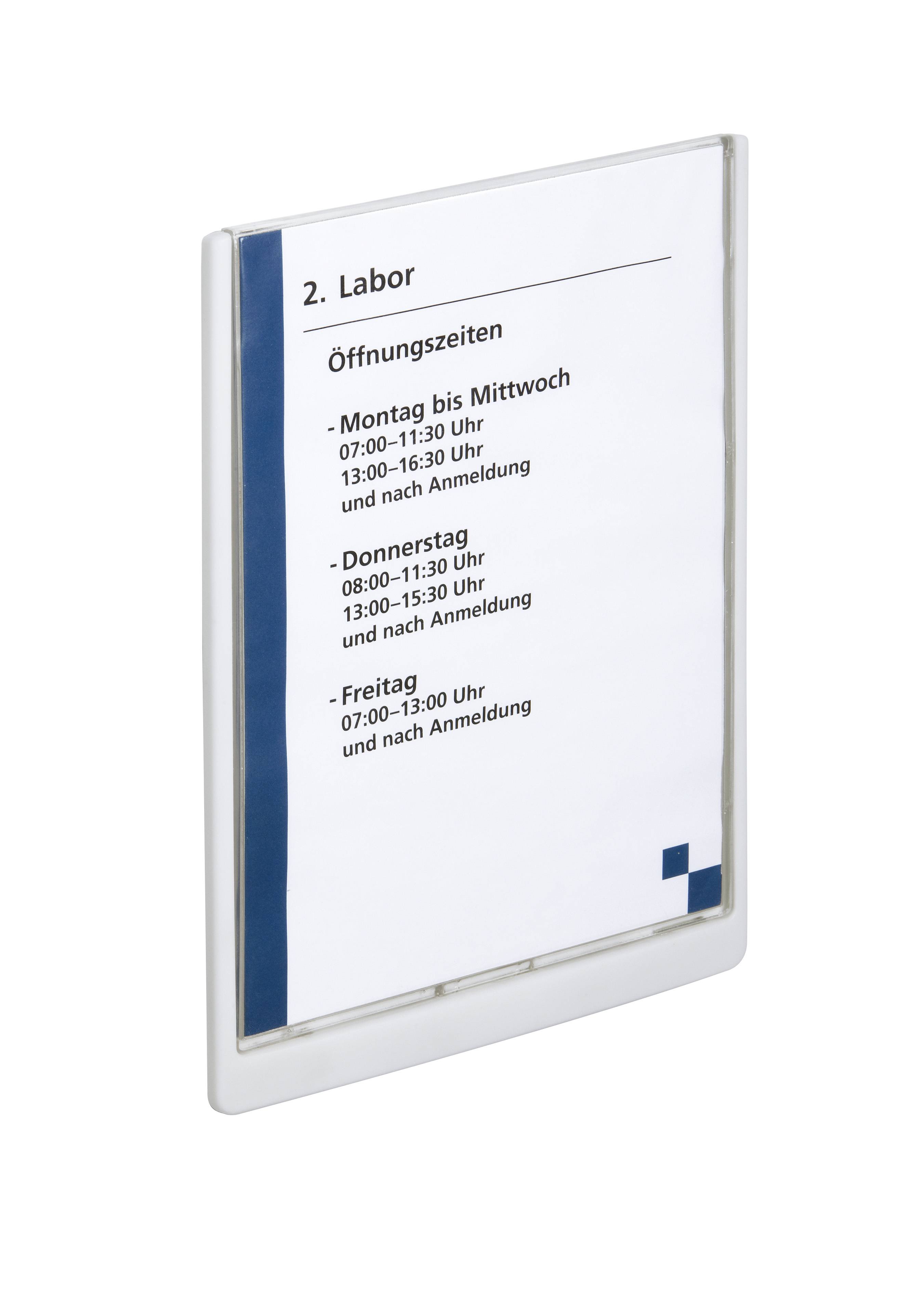 DURABLE CLICK SIGN - Schildhalterung - Türbefestigung
