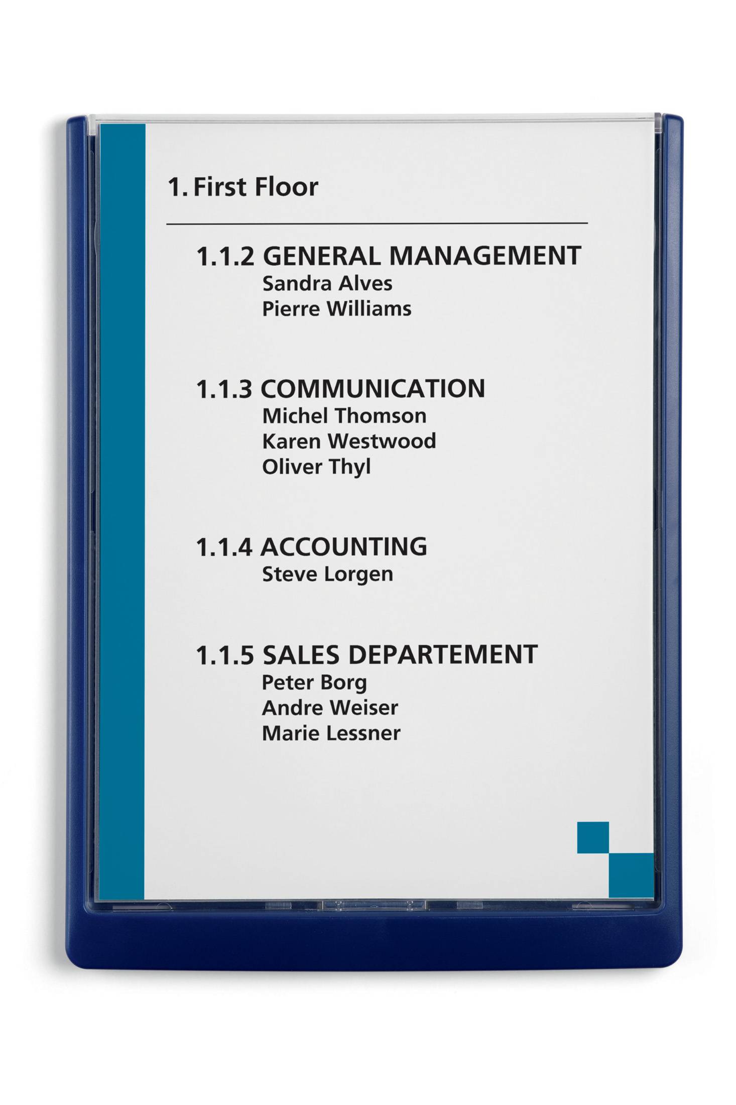 Türschild CLICK SIGN A4