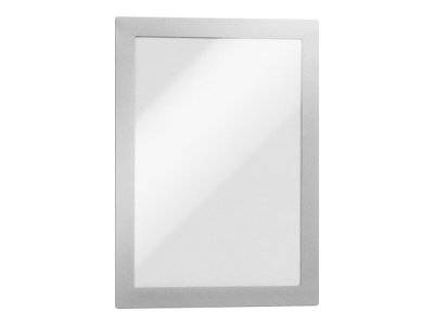 DURABLE DURAFRAME MAGNETIC - Dokumentenhalterung - für A5 - magnetisch - Silber (Packung mit 5)