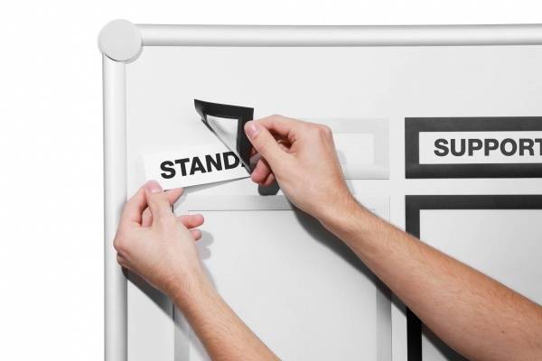 Durable DURAFRAME MAGNETIC TOP, Silber, 236 mm, 66 mm, 5 Stück(e)