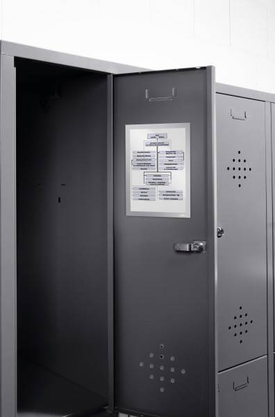 Durable 498823, A4, Silber, Matte, Hochformat/Querformat, 236 mm, 323 mm