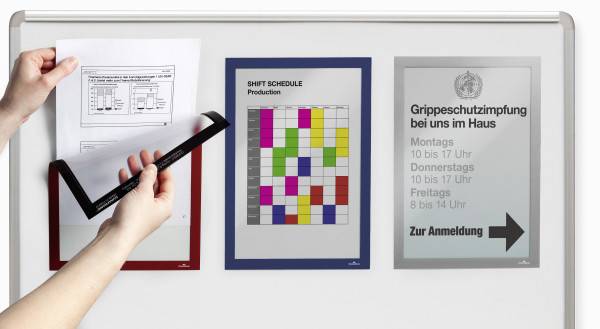 Durable 498823, A4, Silber, Matte, Hochformat/Querformat, 236 mm, 323 mm