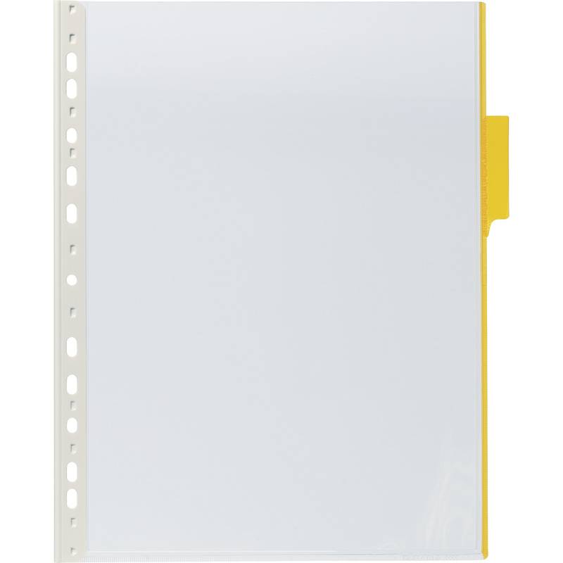 DURABLE Sichttafel FUNCTION, DIN A4, transparent, Tab: gelb