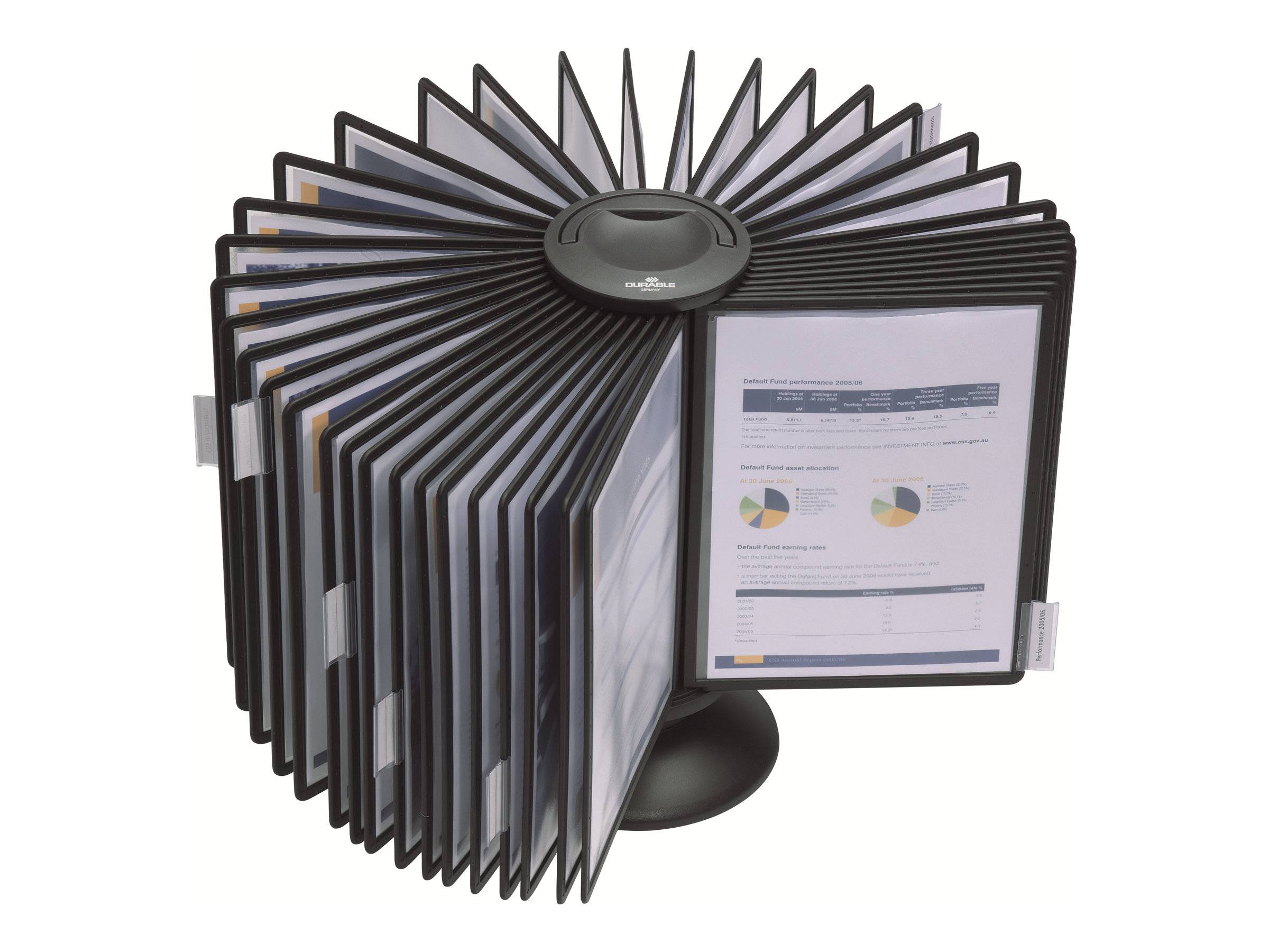 DURABLE SHERPA CAROUSEL - Displaytafelsystem