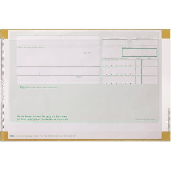 Mikrofilm-Selbstklebetasche PVC 162x108mm VE=100 Stück