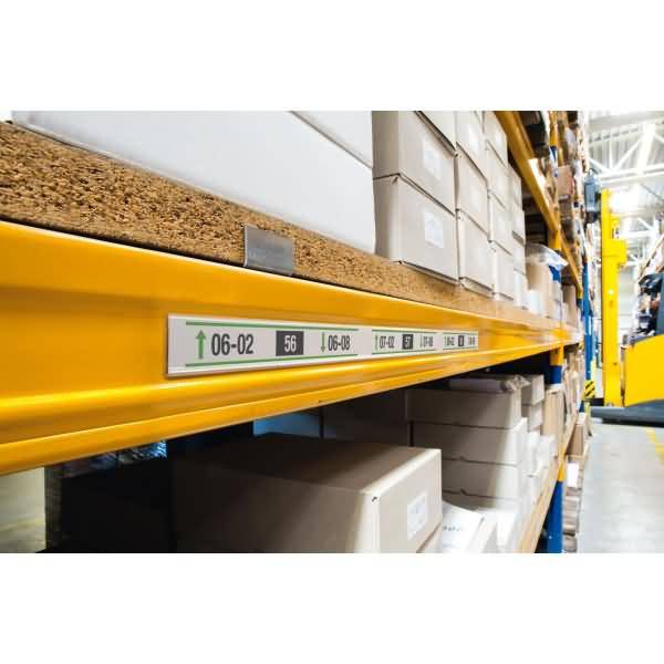 Beschriftungsschiene Scanfix selbstklebend 1000x40mm transparent