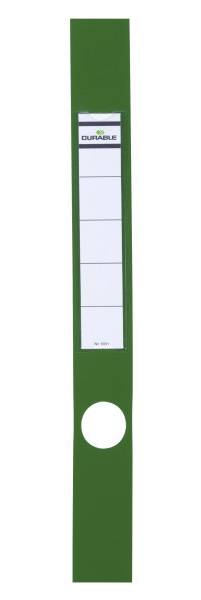 DURABLE ORDOFIX - Selbstklebende Etikettentasche - grün (Packung mit 10)
