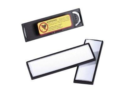 DURABLE CLIP-CARD - Namensschild - für 17 x 67 mm - Magnet - Schwarz (Packung mit 25)