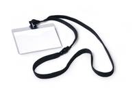 DURABLE - Namensschild - für 60 x 90 mm - Schwarz, durchsichtig (Packung mit 10)