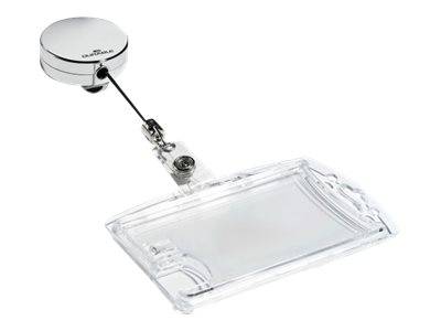 DURABLE - Ausweishalter - Silber (Packung mit