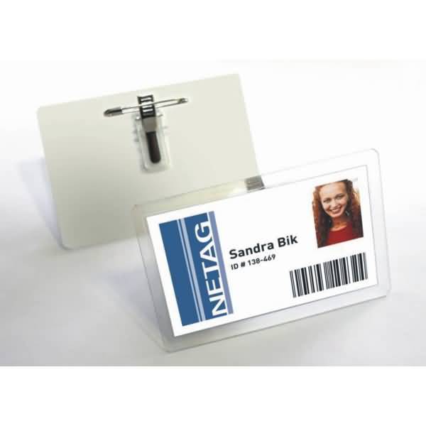 Namensschilder 54x90mm zum Laminieren VE=25 Stück