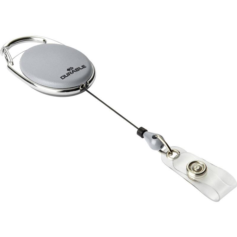DURABLE STYLE - Ausweishalter - Grau (Packung mit 10)