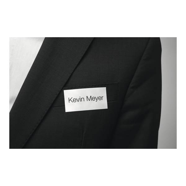 Namensschilder Badgefix 30x60 mm VE=540 Stück selbstklebend