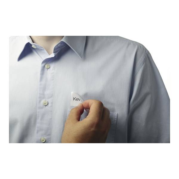 Namensschilder Badgefix 30x60 mm VE=540 Stück selbstklebend