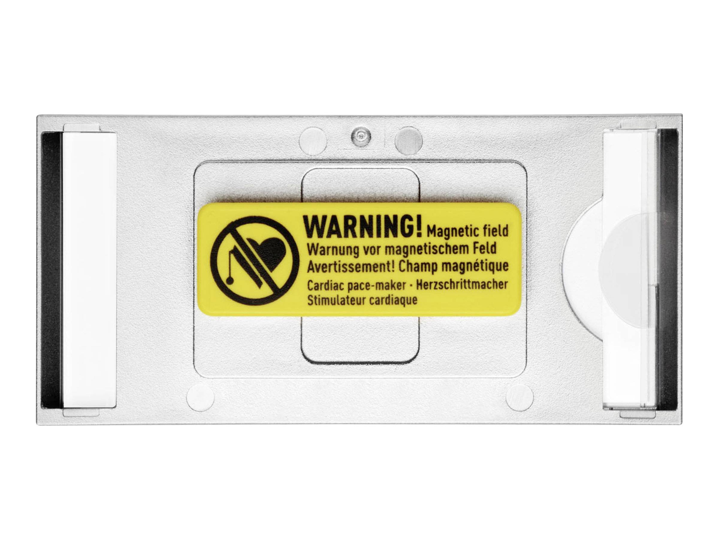 DURABLE CLASSIC - Namensschildhalterung - für 34 x 74 mm - Magnet - Silber (Packung mit 10)