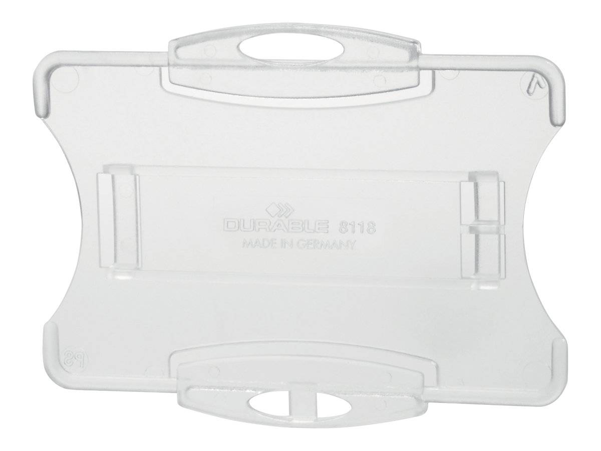 DURABLE - Namensschildhalterung - für 54 x 85 mm - durchsichtig (Packung mit 10)