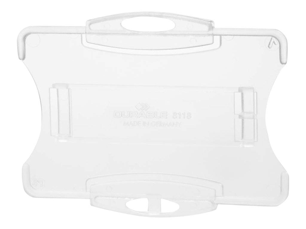 DURABLE - Namensschildhalterung - für 54 x 85 mm - durchsichtig (Packung mit 10)