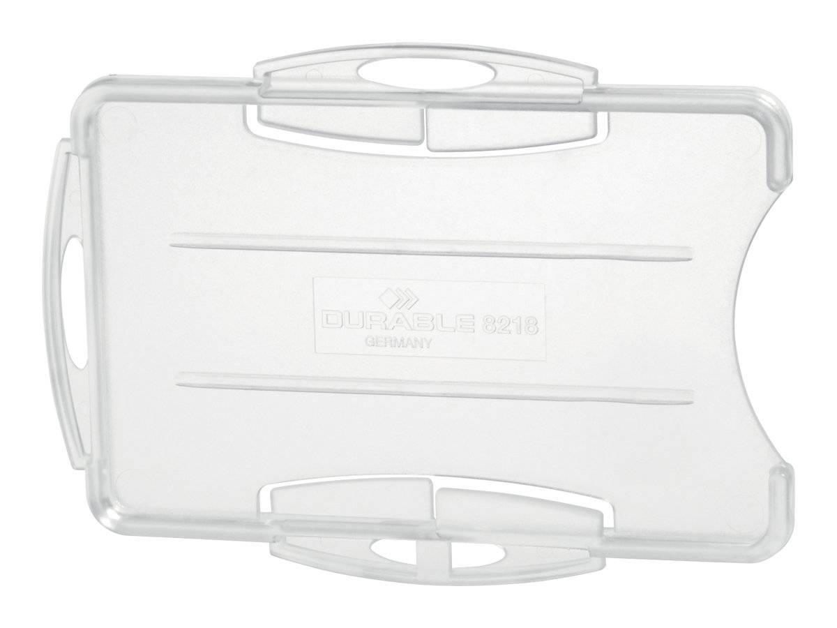 DURABLE - Namensschildhalterung - für 54 x 85 mm - durchsichtig (Packung mit 10)