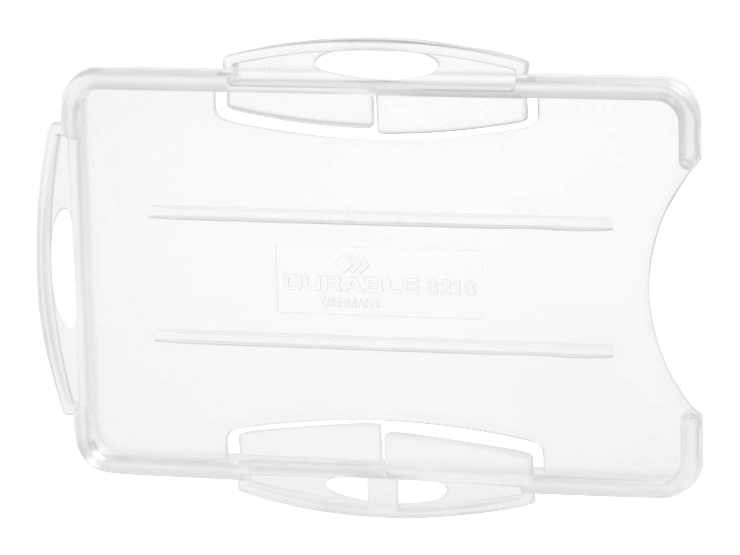 DURABLE - Namensschildhalterung - für 54 x 85 mm - durchsichtig (Packung mit 10)