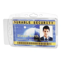 DURABLE - Kartenhalter - für 54 x 85 mm - durchsichtig (Packung mit 10) DURABLE - Kartenhalter - für 54 x 85 mm - durchsichtig (Packung mit 10)