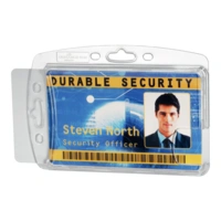 DURABLE - Kartenhalter - für 54 x 85 mm - durchsichtig (Packung mit 10) DURABLE - Kartenhalter - für 54 x 85 mm - durchsichtig (Packung mit 10)